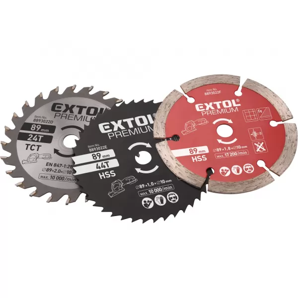 Pila kotoučová/řezačka s laserem Extol Premium 8893023