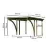 Carport KARIBU ECO 1C 62027 LG1899