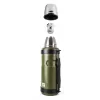 Termoláhev G21 na pití, 1000 ml, ocelově khaki zelená s rukojetí