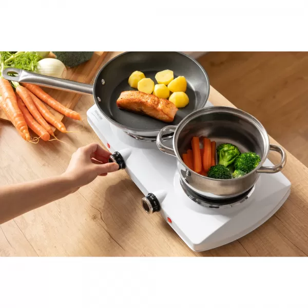 Vařič dvouplotýnkový SENCOR SCP 2253WH-EUE4