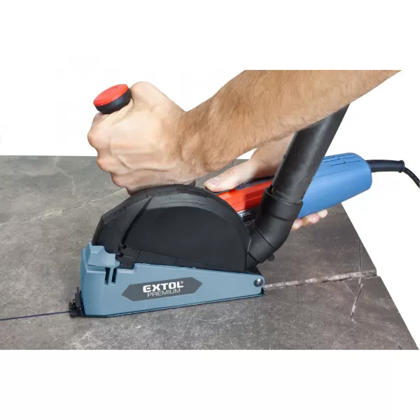 Kryt/adaptér odsávací pro řezání úhlovou bruskou 115/125 mm EXTOL PREMIUM 8807026