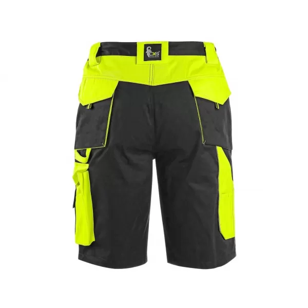 Kraťasy Canis CXS SIRIUS BRIGHTON, pánské, černo-žluté