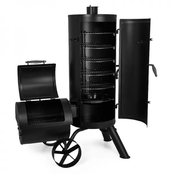 Gril na dřevěné uhlí s udírnou G21 Kansas BBQ