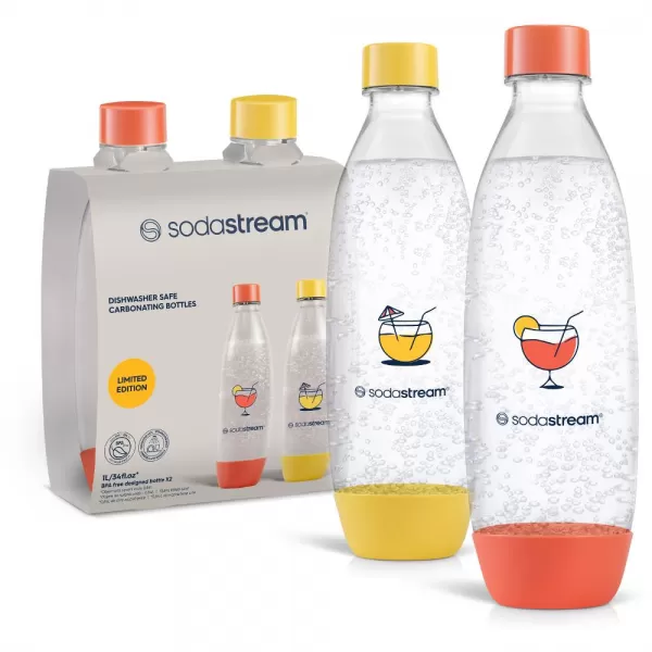 Lahev do myčky FUSE 2 x 1l Orange/Yellow Sodastream 42007066
