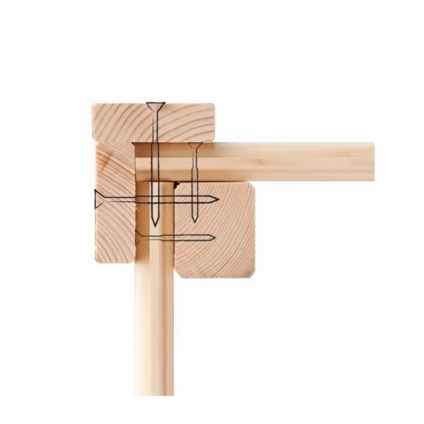 Dřevěný domek KARIBU KERKO 4 + přístavek 280 cm (82945) šedý LG2976