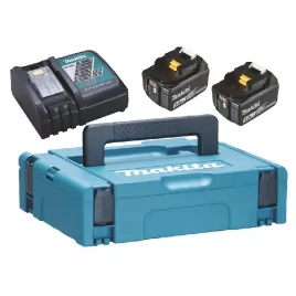 Sada Li-ion LXT 18V 2x5,0Ah + nabíječka DC18RC + Makpac Makita 197624-2