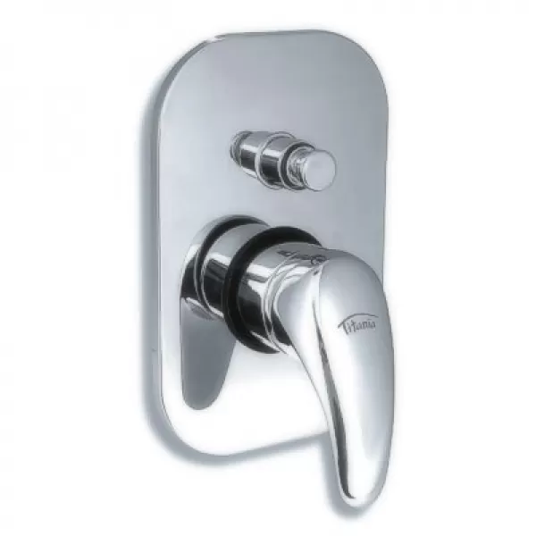 Vanová sprchová baterie s přepínačem Titania Lux chrom Novaservis 91050R,0