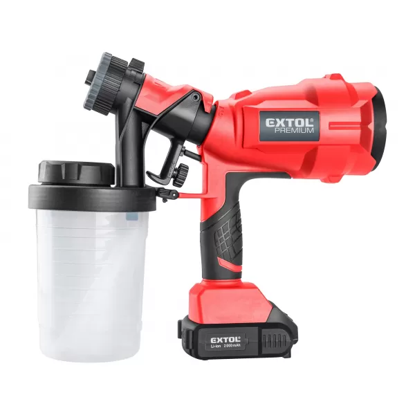 Aku stříkací pistole HVLP 20V Extol Premium 8891862
