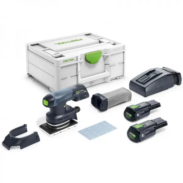 Aku vibrační bruska RTSC 400 18V 2x3,0Ah I-Plus Festool 577686