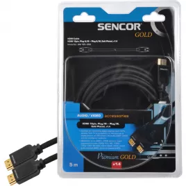Kabel HDMI M-M 5M v1.4 PG SENCOR SAV 165-050