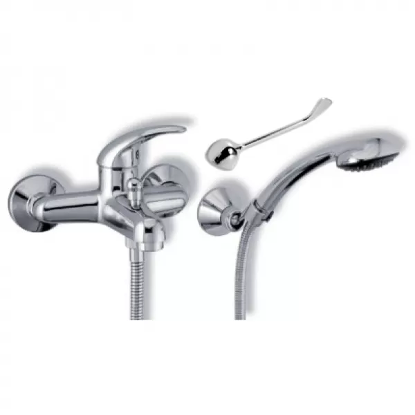 Vanová baterie 150 mm Metalia 55 chrom lékařská páka Novaservis 55020,0L