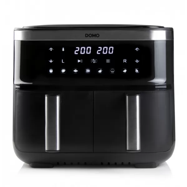 Dvojitá horkovzdušná fritéza 4 l DOMO Dvojitá horkovzdušná fritéza 4 l DOMO DO537FR