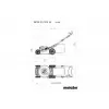 Aku sekačka na trávu 18V/2x5,2Ah RM 36-18 LTX BL 46 Metabo 601606650