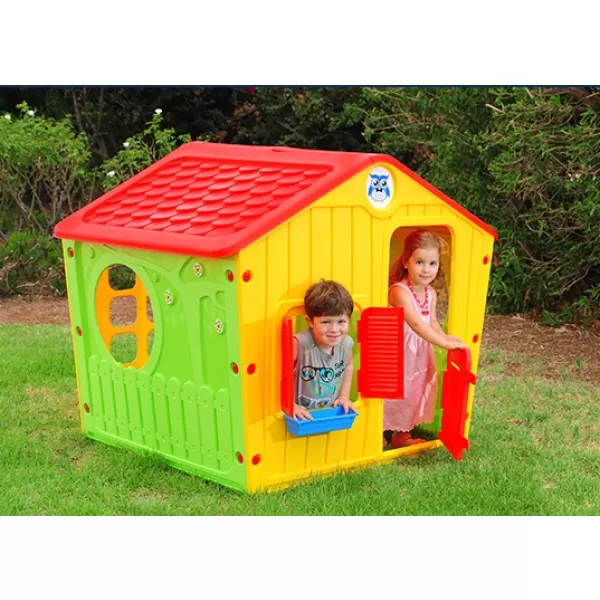 Dětský zahradní domeček STARPLAST GALILEE VILLAGE HOUSE RED