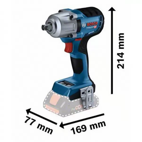 Aku rázový utahovák 2x4,0Ah Bosch GDS 18V-450 PC 06019K4102