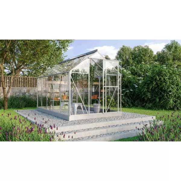 Skleník VITAVIA TRITON 6200 čiré sklo 3 mm stříbrný LG3687