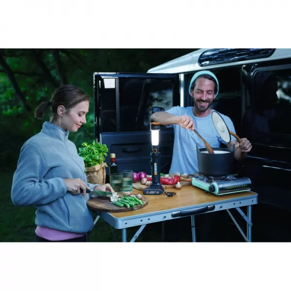 Aku LED svítilna 20V bez aku Powershare Worx Orange WX027.9