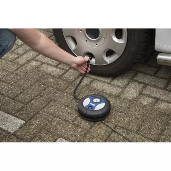Mini kompresor 12V (autozásuvka) Ferm CRM1055