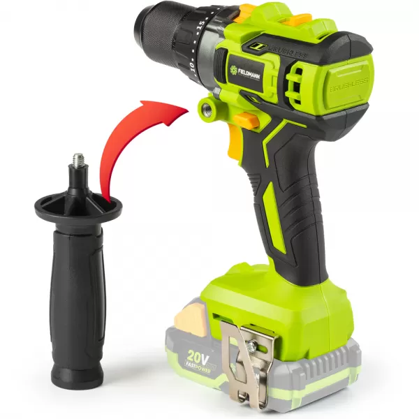 Aku příklepová vrtačka 20V FAST POWER bez aku FIELDMANN FDUV 70215-0