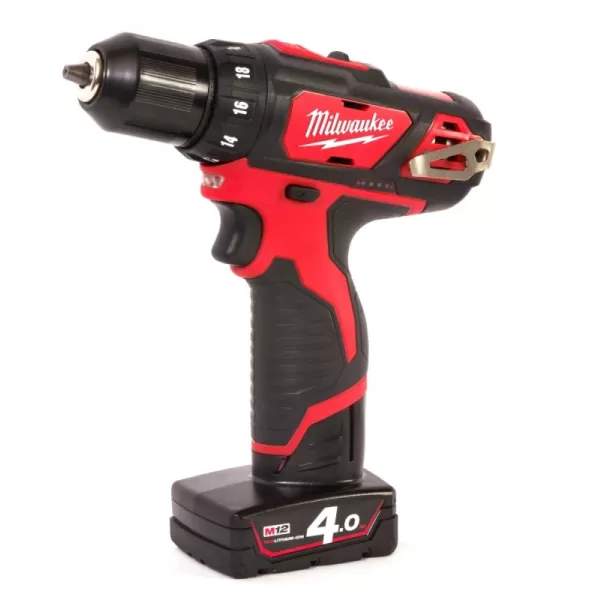 Aku kompaktní vrtačka/šroubovák M12™ 12V 2x4,0Ah Milwaukee M12BDD-402C