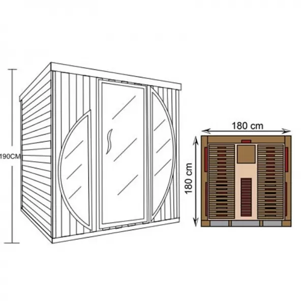 Infrasauna Belatrix Hadir 2L II. Klasik