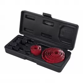 Vrtáky vykružovací korunkové, 12průměrů O 19-76mm EXTOL PREMIUM 8801606