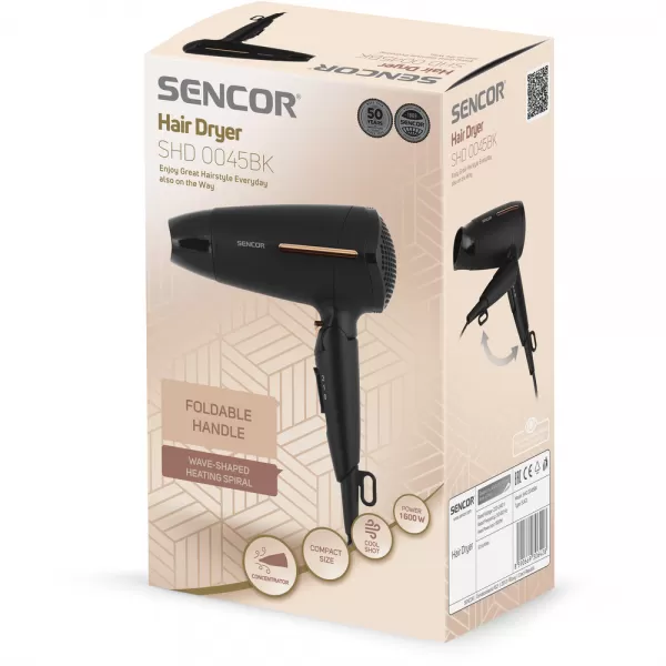 Vysoušeč vlasů Sencor SHD 0045BK