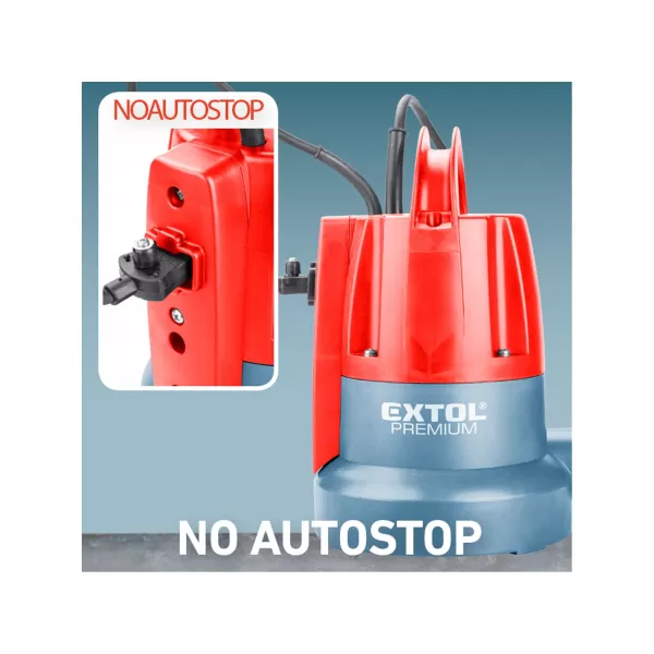 Ponorné tlakové čerpadlo pro čerpaní do sucha Extol Premium 8895014