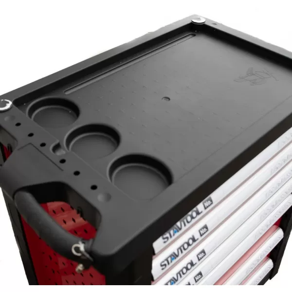 Montážní vozík na nářadí kovový prázdný STAVTOOL PWT200B