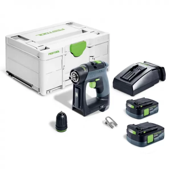 Aku vrtací šroubovák CXS 12V 2x2,5Ah-Plus Festool 576864