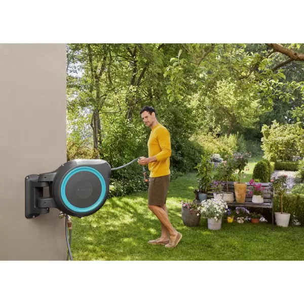 Nástěnný box na hadici Gardena RollUp XL tyrkysový 18630-20