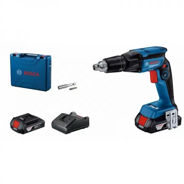 Aku sádrokartonářský šroubovák 2x2,0Ah Bosch GTB 185-LI s GMA 55 0 601 9K7 022
