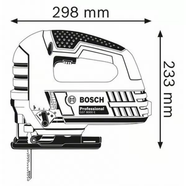 Kmitací pila Bosch GST 8000 E 0.601.58H.000