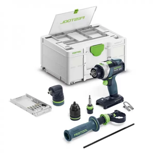 Aku příklepový vrtací šroubovák QUADRIVE TPC 18V bez aku I-Basic-Set Festool 577625
