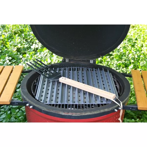 Grilovací rošt 46 cm s grilovací obracečkou GRILLGRATE pro Kamado