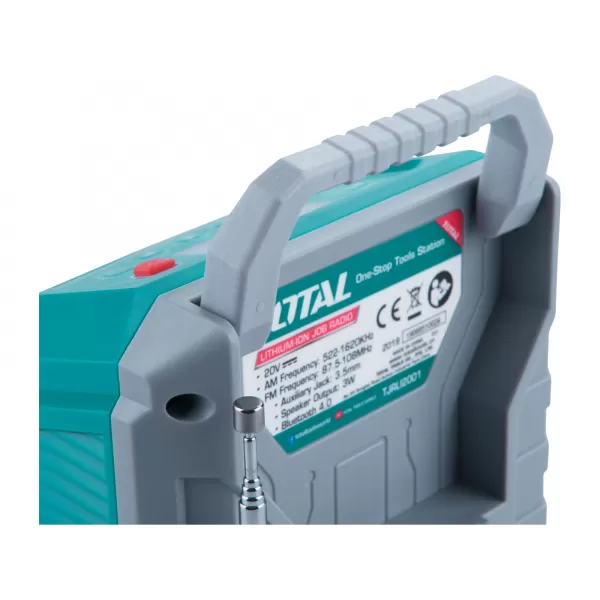 Aku rádio 20V Industrial bez aku Total TJRLI2001