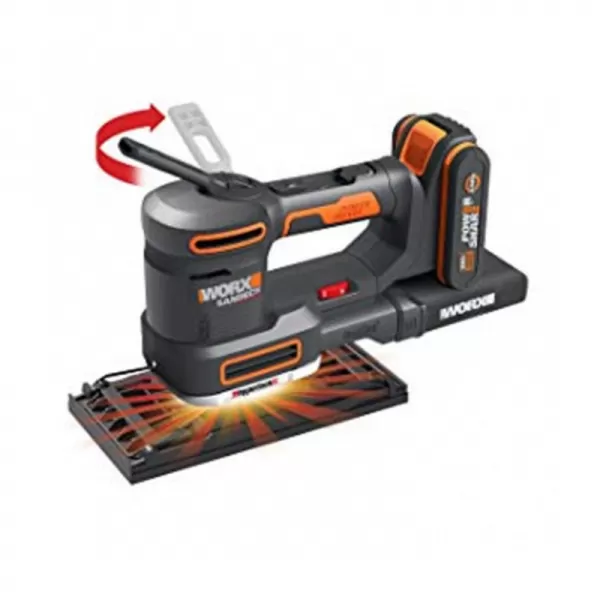 Aku multifunkční bruska 5v1 20V bez aku Worx Orange WX820.9