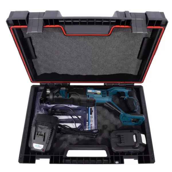 Aku mečová pila 18V 1x2,0Ah + nabíječka + box XTLINE XT102730-1B2B