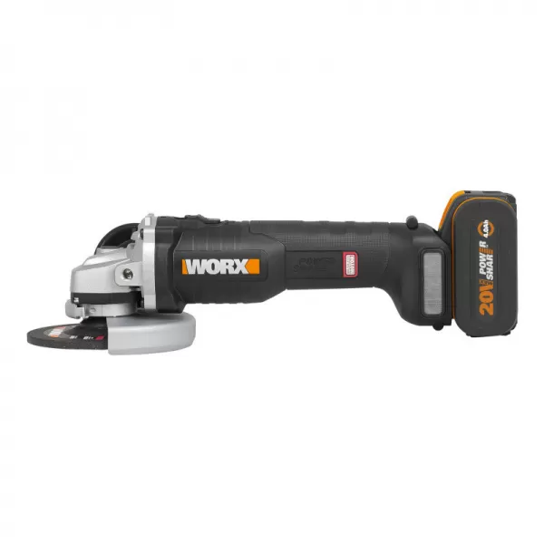 Aku úhlová bruska 20V 1x4,0Ah Worx Orange WX812