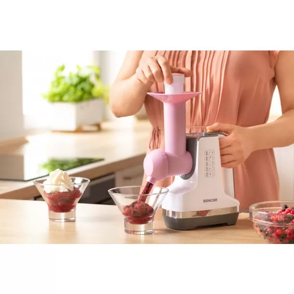 Elektrický kráječ a struhadlo s výrobníkem zmrzliny SENCOR SSG 4500WH