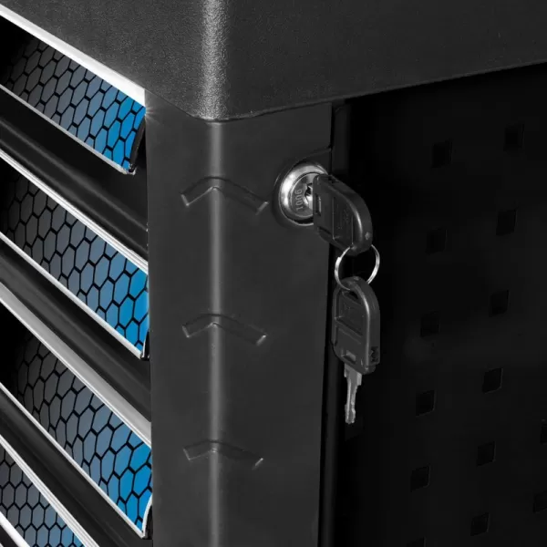 Dílenský vozík GW7 Black Line 226-dílů Güde 39131