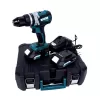 Aku vrtačka s příklepem 18V + 2x2,0Ah EVE + nabíječka 2.4A Xtline XT102860E