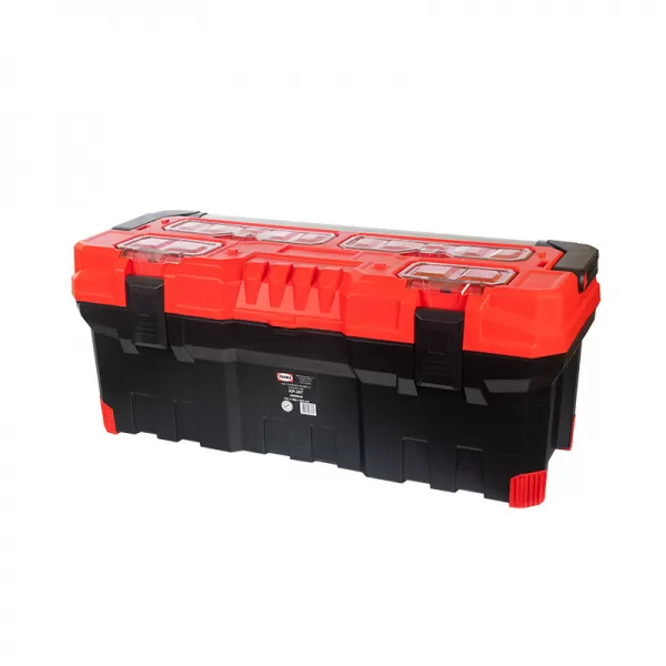 Kufr s hliníkovým držadlem a pryžovými rohy PROMA KP-30T