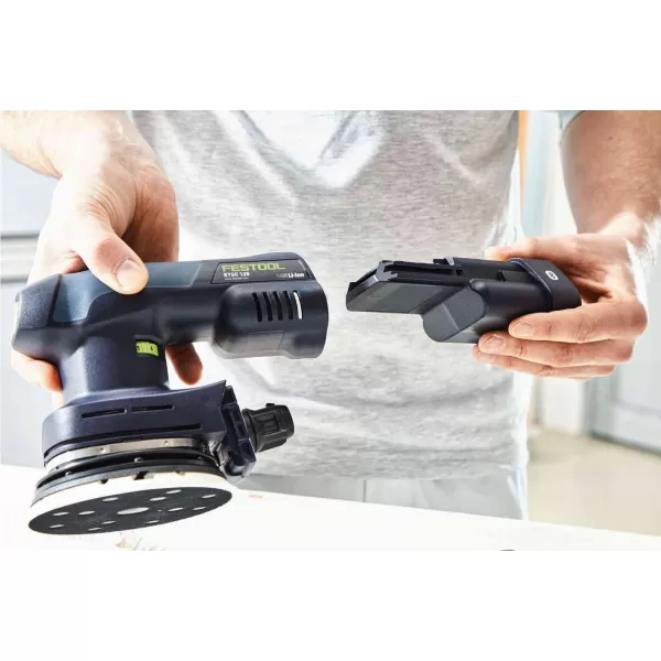 Aku excentrická bruska ETSC 125 18V 2x3,0Ah I-Set Festool 577689