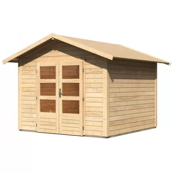 Dřevěný domek KARIBU TALKAU 8 (83340) natur LG2734
