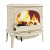 Krbová kamna smalt slonová kost, dvířka bez ozdobných příček Jotul F 400 ECO SE IVE