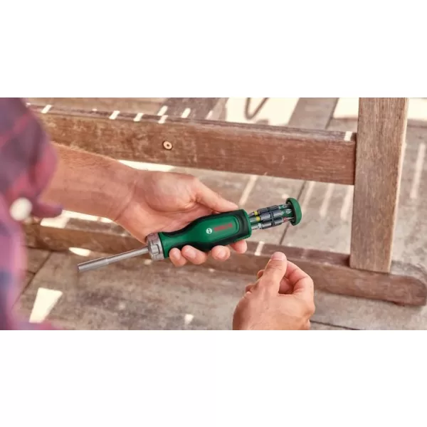 Ráčnový šroubovák s 12 bity Bosch 1600A02BX2