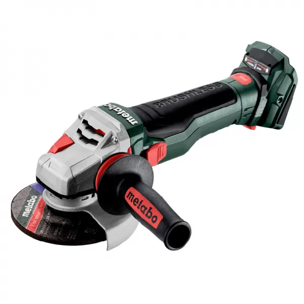 Aku úhlová bruska 18V bez aku WB 18 LTX BL 15-125 Quick Metabo 601730840