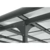 Hliníková pergola LANITPLAST ALU 53 antracit + čirý PC LG4148