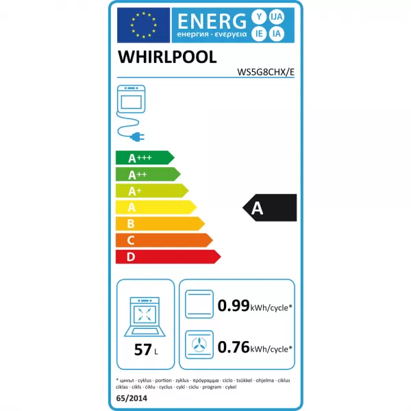 Sporák kombinovaný Whirlpool WS 5G8CHX/E